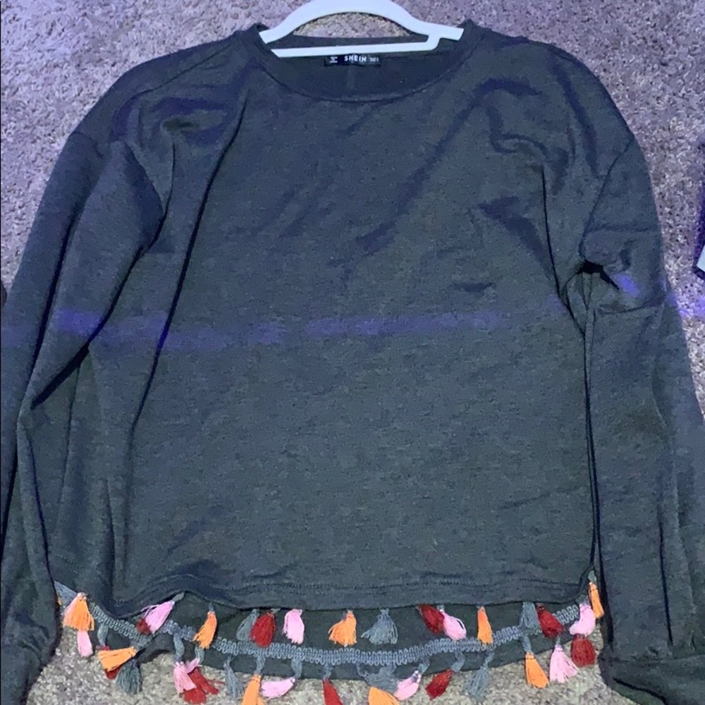 long sleeve with tassels